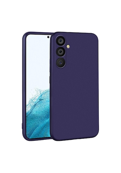 Zore Samsung Galaxy Uyumlu A54 Kılıf Omsy Premier Silikon Kapak - Lacivert
