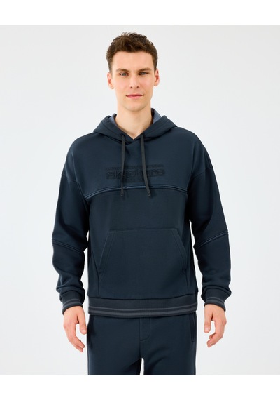 Skechers M Hoodie Sweatshirt Erkek Siyah Sweatshirt S2520227-3817 Siyah