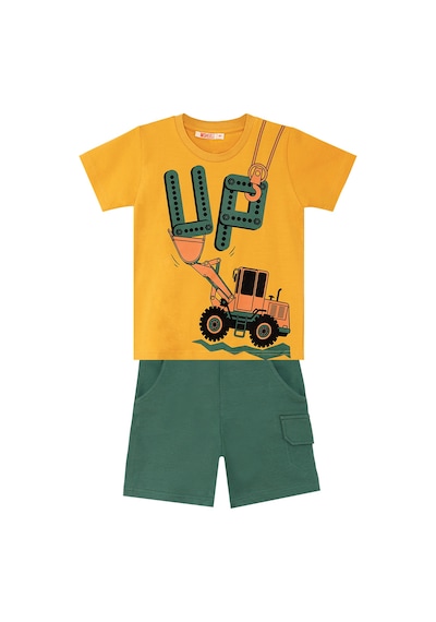Up  Kepçe  Erkek  Çocuk  T-Shirt  Şort  Takım