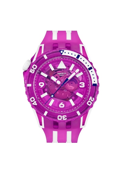 Sscu09p100 Swatch Scubaqua Flower Hat Erkek Kol Saati Çok Renkli