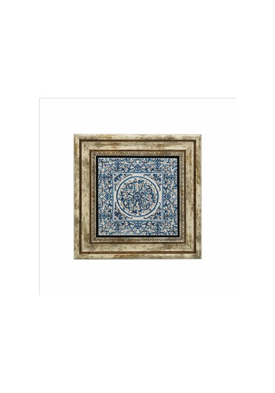 İtalyan Deseni Baskılı Taş Tablo 25x25 704