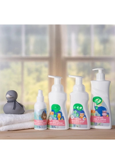 %100 Doğal Çocuk Jel Şampuan 325 Ml Çok Renkli