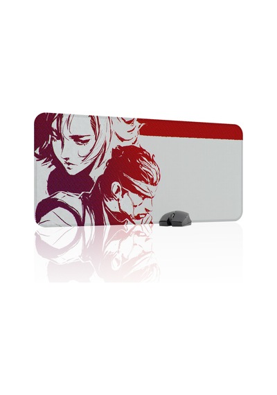 Metal Gear Solid Kaymaz Dikişli Kauçuk Oyuncu Mousepad V4 - 90x40 Xxl Gaming Mouse Pad Fare Altlığı
