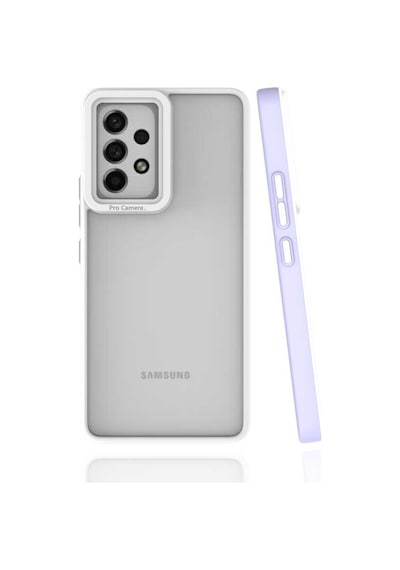 Galaxy A53 5G Kılıf Zore Mima Kenarları Renkli Silikon Kılıf