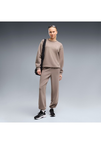 Puma W Cloudspun Crew Neck Kadın Sweatshirt 529154-81 Kahverengi