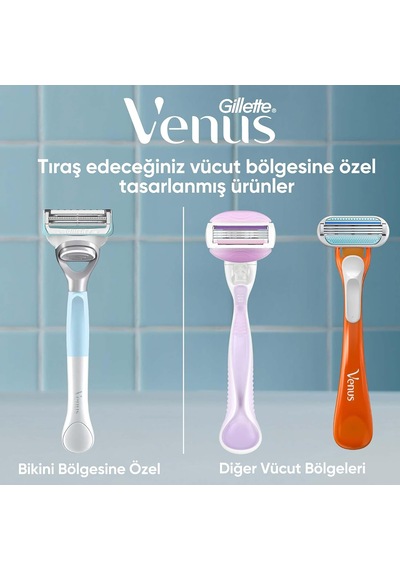 Gillette Venus Bikini Bölgesi Tıraş Makinesi Ve 1 Adet Başlık Sku: Smg8690010387868