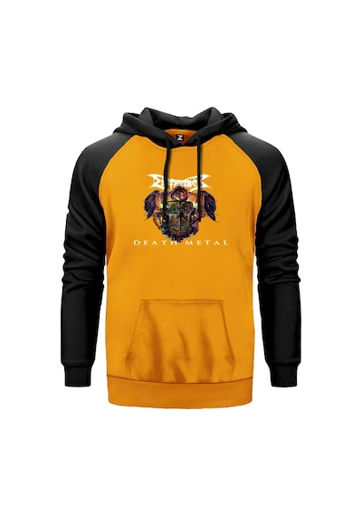 Dismember Death Metal Sarı Renk Reglan Kol Sweatshirt Sarı
