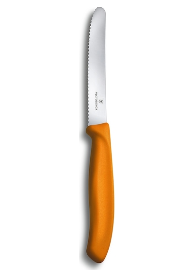 Victorinox 6.7836.L119 SwissClassic 11 CM Domates & Sosis Bıçağı Turuncu