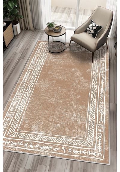 West Home Dijital Baskı Yıkanabilir Kaymaz Taban Leke Tutmaz Mutfak Halısı Salon Halısı Ve Yolluk Wh 440 Sand