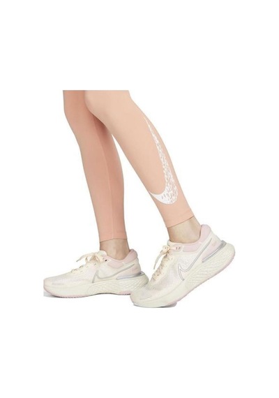 Nike Dm7767-824 Dri-fit Swoosh Run Kadın Tayt Pembe