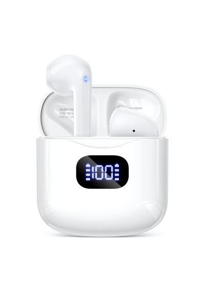 Kablosuz Kulaklık, Bluetooth 5.3 Kulaklık, Led Ekranlı Şarj Kılıflı 40 Saat Çalma Stereo Kulak Tomurcukları, Ip Genel