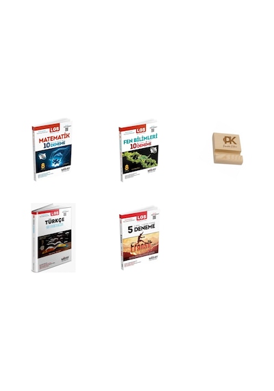Miray Lgs 8. Sınıf Matematik Fen Türkçe Branş Deneme Ve 5 Sayısal 5 Sözel Kitapçık Deneme 4lü Set