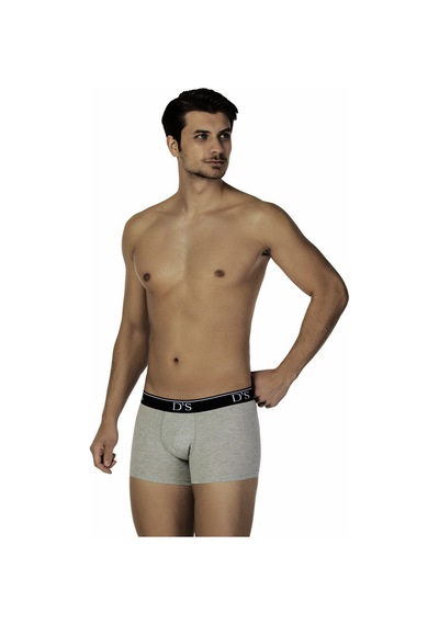 D's Damat Ds Damat Trendy 3'lü Boxer Siyah-siyah-gri 2xl Gri - Siyah