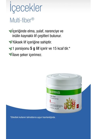 Herbalife Multifiber Lif Desteği 3'lü Set