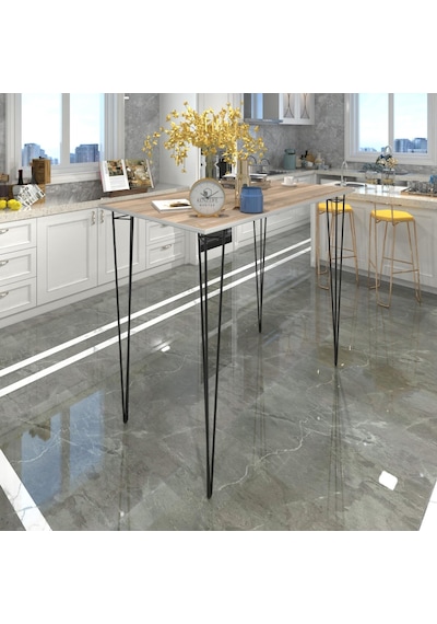 Knsz masa sandalye takımı hem105zengin crdsyh 130*070 6 sandalye syhsyh kolçaklı