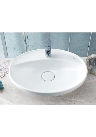 Turkuaz Seramik Cerastyle 60 x 46 CM Tezgah Üstü Çanak Lavabo