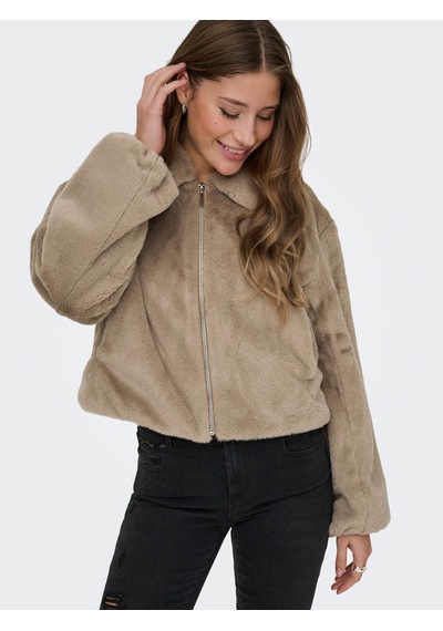 Only Onldana Faux Fur Bej Kadın Mont 15348987