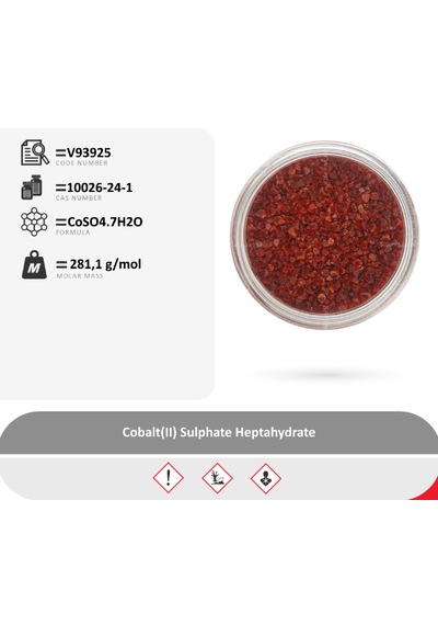 Kimyalab Kobalt Sülfat 500g - Cobalt Iı Sulphate Heptahydrate