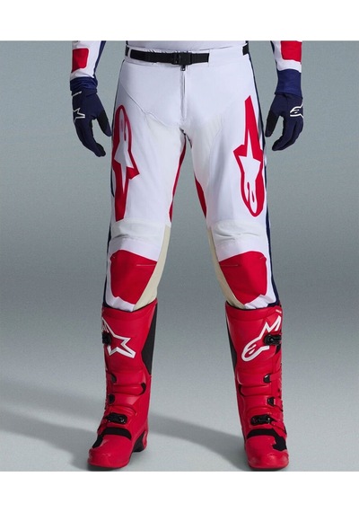 Alpinestars Racer Riway Off-road Motosiklet Pantolonu Kırmızı Beyaz
