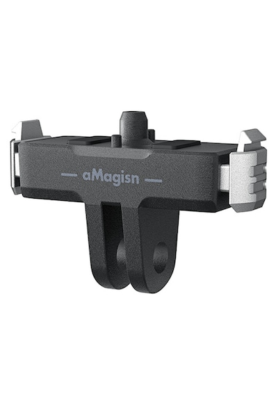 Gopro Hero 13 Uyumlu Amagisn Manyetik Hızlı Bağlantı Aparatı Magnetic Quick Release Mount Base Adaptör Siyah