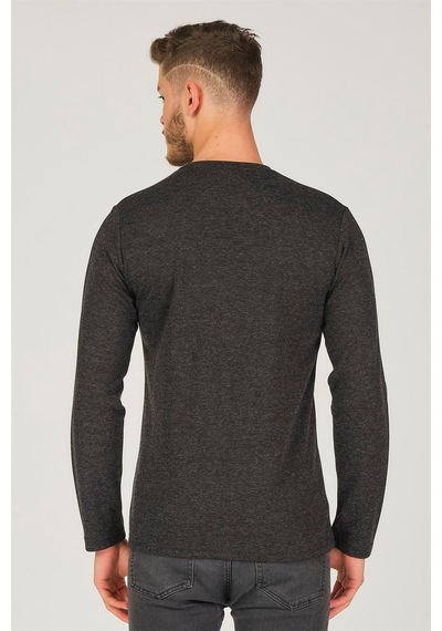 V4001 Dewberry Erkek Sweatshırt-siyah Siyah
