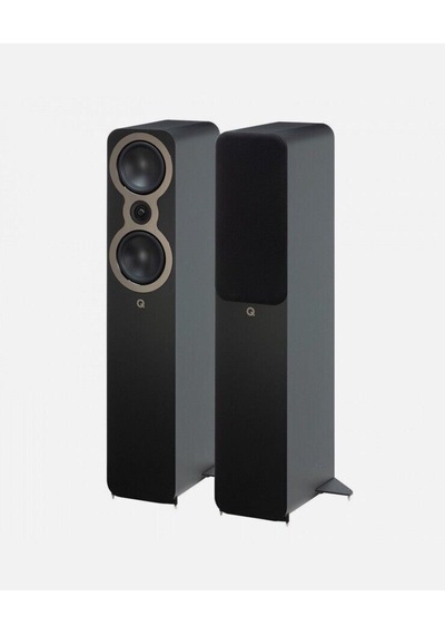 Q Acoustics Q 3050c Satin Black Kule Tipi Hoparlör Çift ı