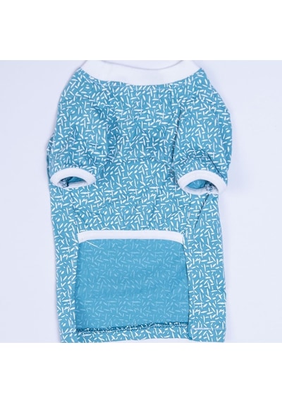 Blue-mavi Basic Kedi Köpek Sweat- Kedi Köpek Kıyafeti
