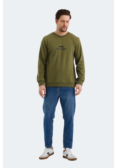 Slazenger Ortwın Erkek Haki Sweatshirt Haki
