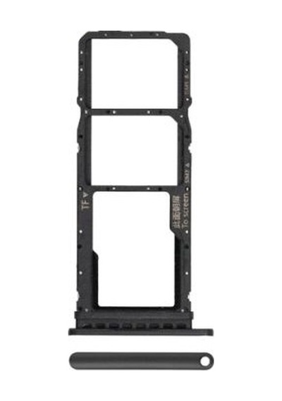 Huawei Uyumlu P40 Lite E Sim Kart Tepsisi ART-L28 ART-L29 - Siyah