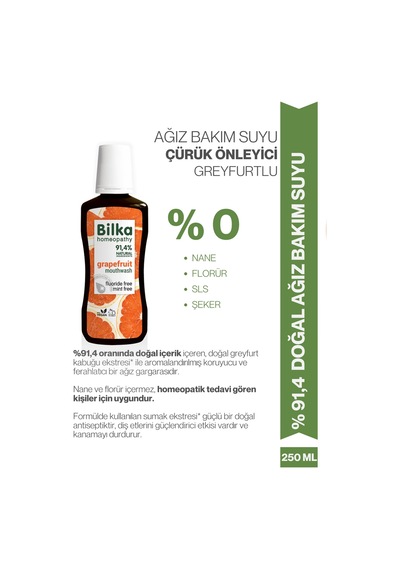 Homeopati Ağız Bakım Suyu - Greyfurt