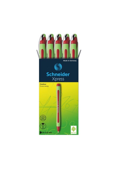 Schneider Fineliner Xpress 0.8 Mm Kırmızı 10 Lu Paket