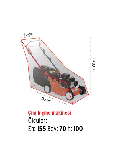 Homaks Çim Biçme Mak. Koruma Örtüsü