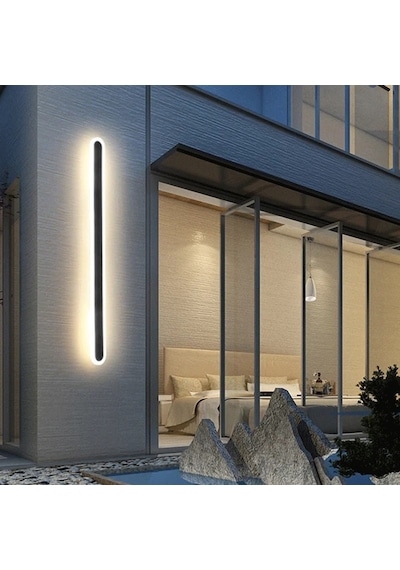 Ip Duvar Apliği Dekortif Açık Dış Alan Mekan Lamba Aydınlatma Işık Su Geçirmez Bahçe Led Modern A-ıpd-5066 16w Beyaz