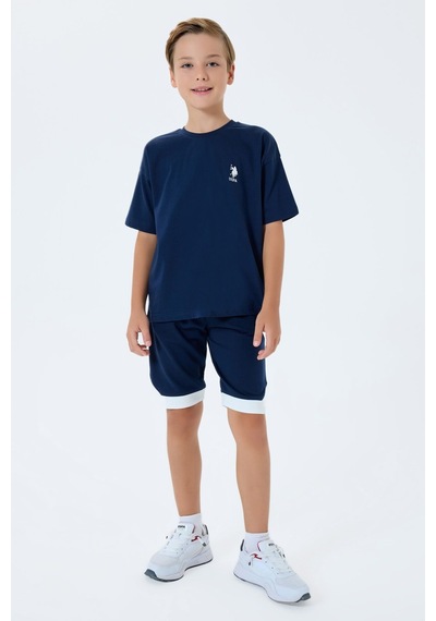 U.s. Polo Assn. Erkek Çocuk Lacivert Bermuda Takım 5274-49765 Lacivert