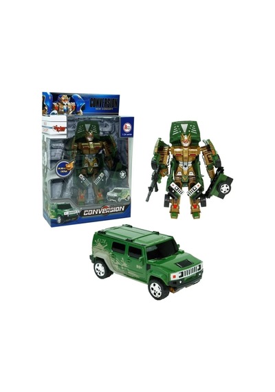Hw-899-1-2-5 Kut. Dönüşebilen Robot Jeep 1:24 -vrd