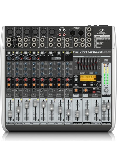 Behringer Qx1222Usb Premium 16 Girişli 2/2 Bus Mixer Fx