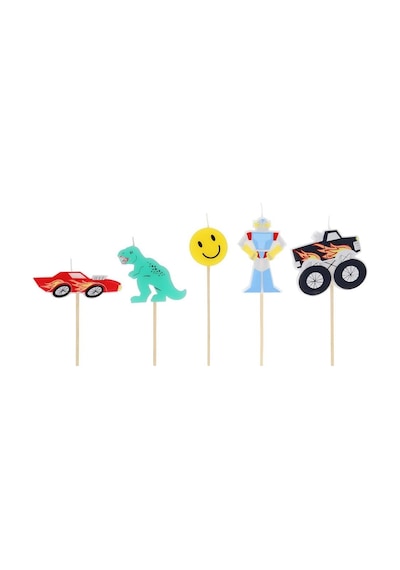 Meri Meri - Toybox Mumlar - 5 Adet