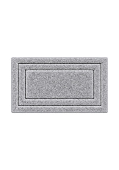 Tek Renk Şık Sade Modern Kaydırmaz Taban Su Emici Banyo Lavabo Mutfak Paspası Gri - 931586531 Gri