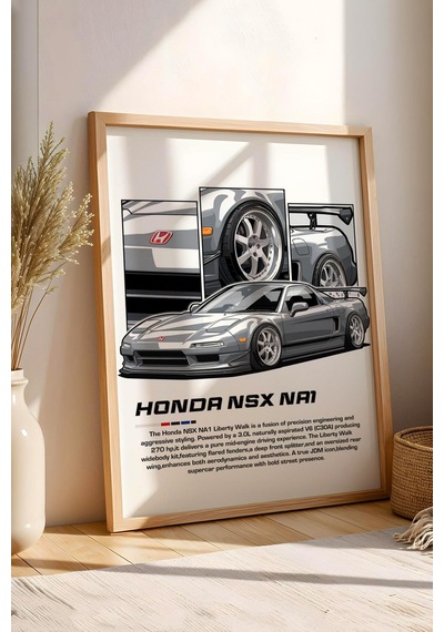 Nsx Na1 Çerçeveli Tablo - Honda Car Poster