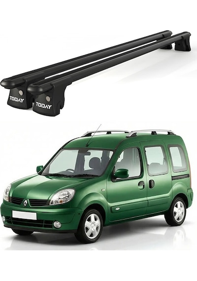 Trio-ı Renault Kangoo 1997-2007 Uyumlu Siyah Kilitli Ara Atkı 120cm Port Bagaj Tavan Barı