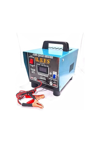 Tam Otomatik Bakır Sargılı Akü Şarj Cihazı Redresör 12 V 20 Amper 180 Ampere Kadar Şarj