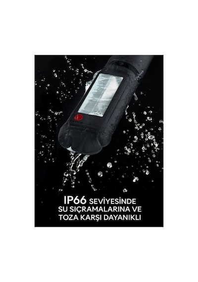 Zmr Light Tube Güneş Enerjili Şarjlı Şişirilebilir Katlanabilir Led Kamp Lambası Beyaz