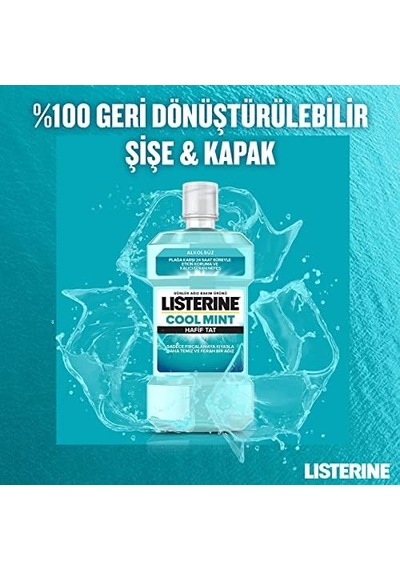 Cool Mint Hafif Naneli Alkolsüz Günlük Ağız Bakım Ürünü 1 X 500 Ml