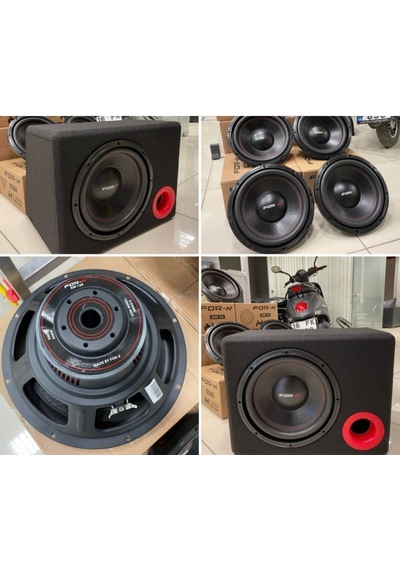 FOR-X SUBWOOFER KABİNLİ BASS XW 12 30 Cm 1200W 300RMS 4 OHM