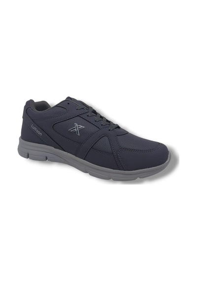 Zerhan Lutton 3555 Unisex Füme Bağcıklı Yürüyüş Koşu Büyük Numara Spor Ayakkabı 45 46 47 48 Füme