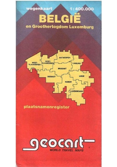 Belgique Et Grand - Duche De Luxembourg Kent Planı City Plan Harita Map