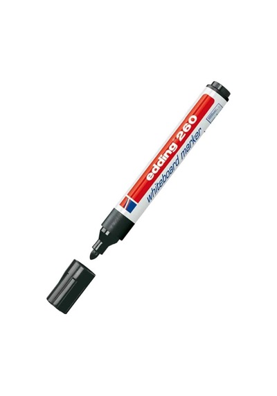 Edding Tahta Kalemi Yuvarlak Uçlu 1.5-3MM Siyah 260