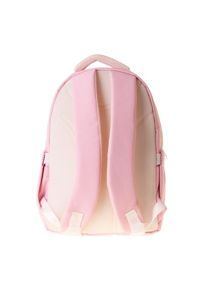 Calacilo Dört Bölmeli Peluşlu K-pop Pink Pembe Peluş Aksesuarlı Pembe Kız Çocuk İlkokul Sırt Çantası - C4107