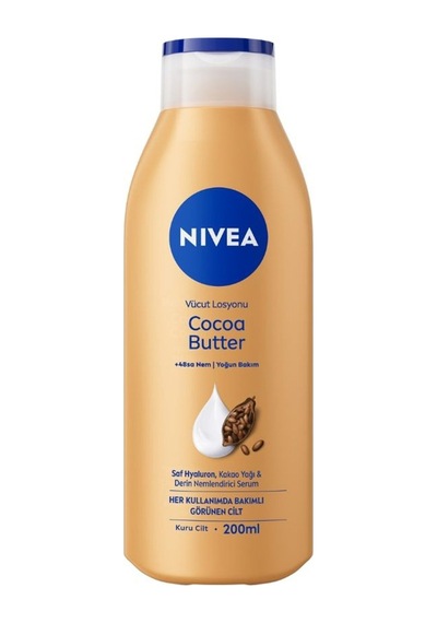 Nivea Cocoa Butter Vücut Losyonu 200 Ml - 8 Adet Tarı