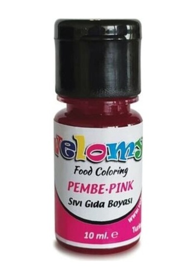 Velomy Pembe Sıvı Gıda Boyası 10 ML